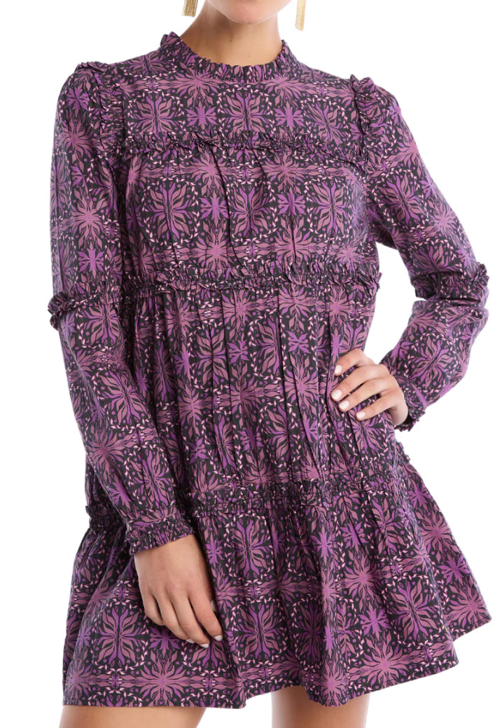 Allison New York Sandra Dress - Plum Kaleidoscope