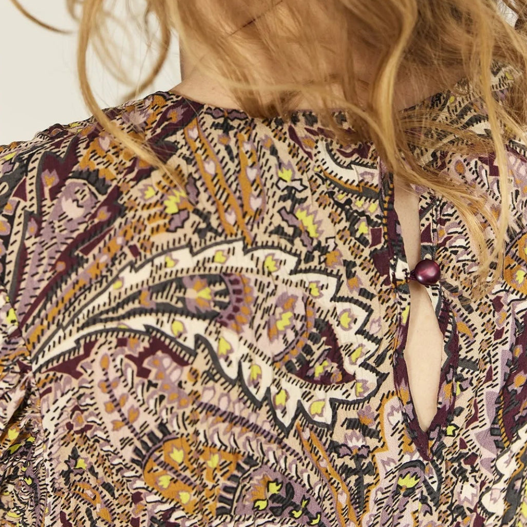 Summum Paisley Print Top - Multi