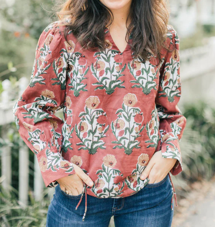 Victoria Dunn Billy Blouse - Harvest