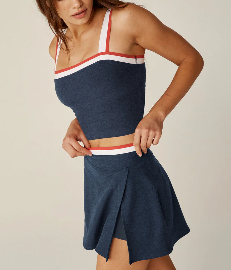 Beyond Yoga Spacedye Sea You There Cropped Tank - Nocturnal Navy