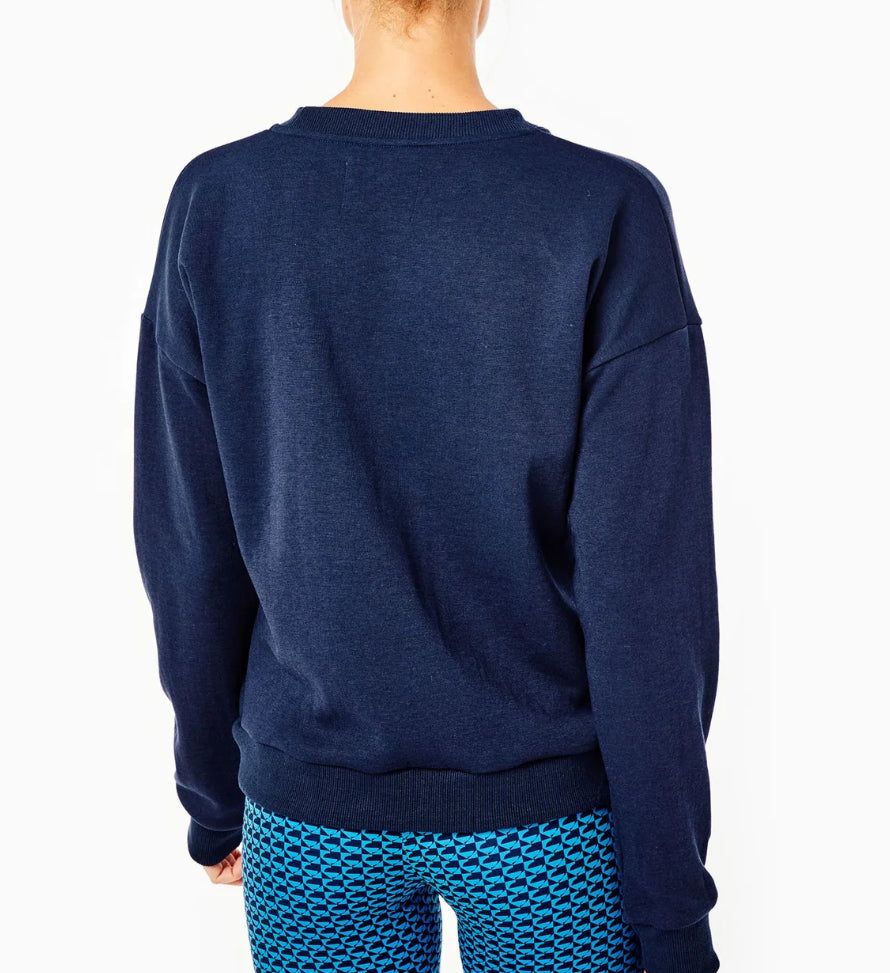 Addison Bay Shore Break Sweatshirt - Navy