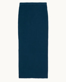 Nation Ltd Zio Maxi Skirt With Side Slit - Azure