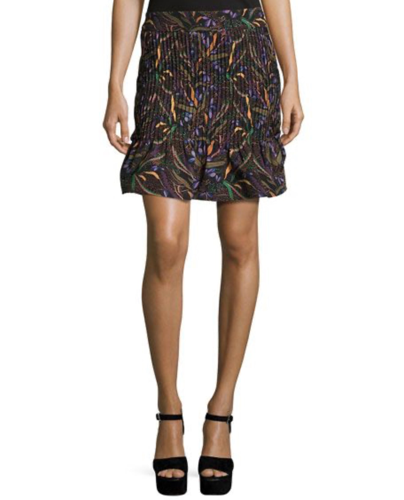 Saloni Maggie Skirt - Plum Botany