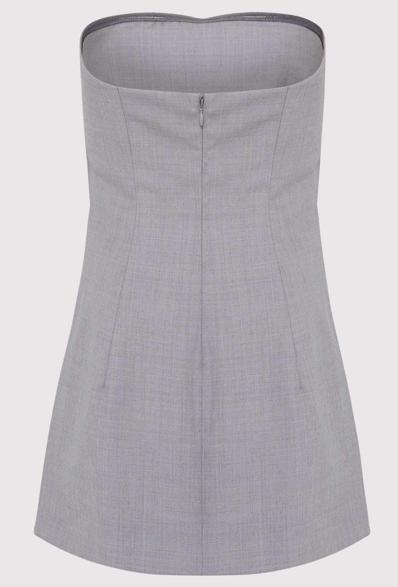 St. Agni Wool Column Tunic - Grey