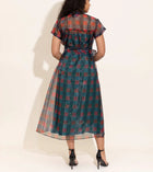 Alden Adair Rachel Dress - Holiday Plaid