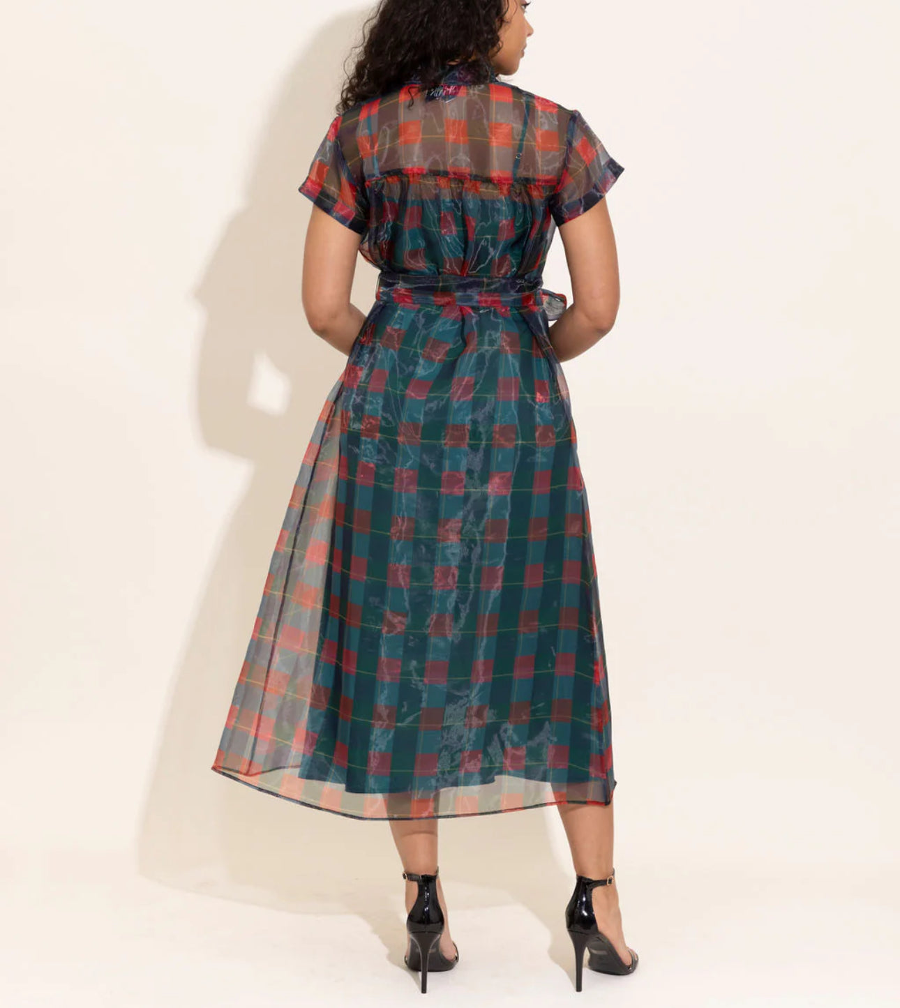 Alden Adair Rachel Dress - Holiday Plaid