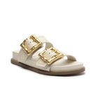 Schutz Enola Sporty Leather Sandal - Pearl