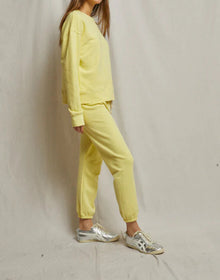 perfectwhitetee Johnny Regular French Terry Easy Sweatpants - Lemonade