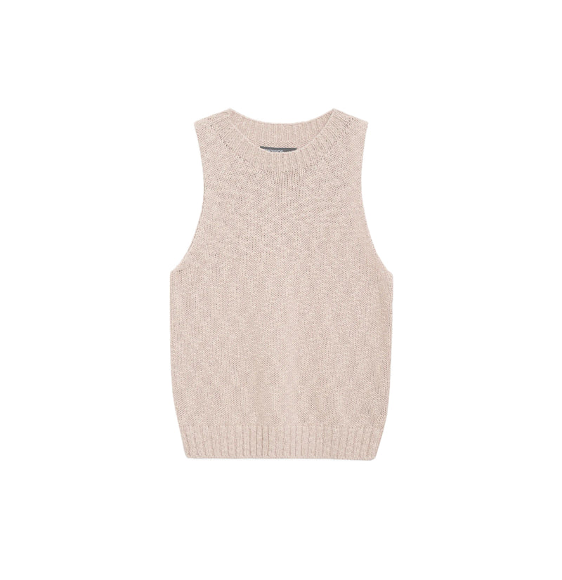Stateside Sweater Tank - Camel