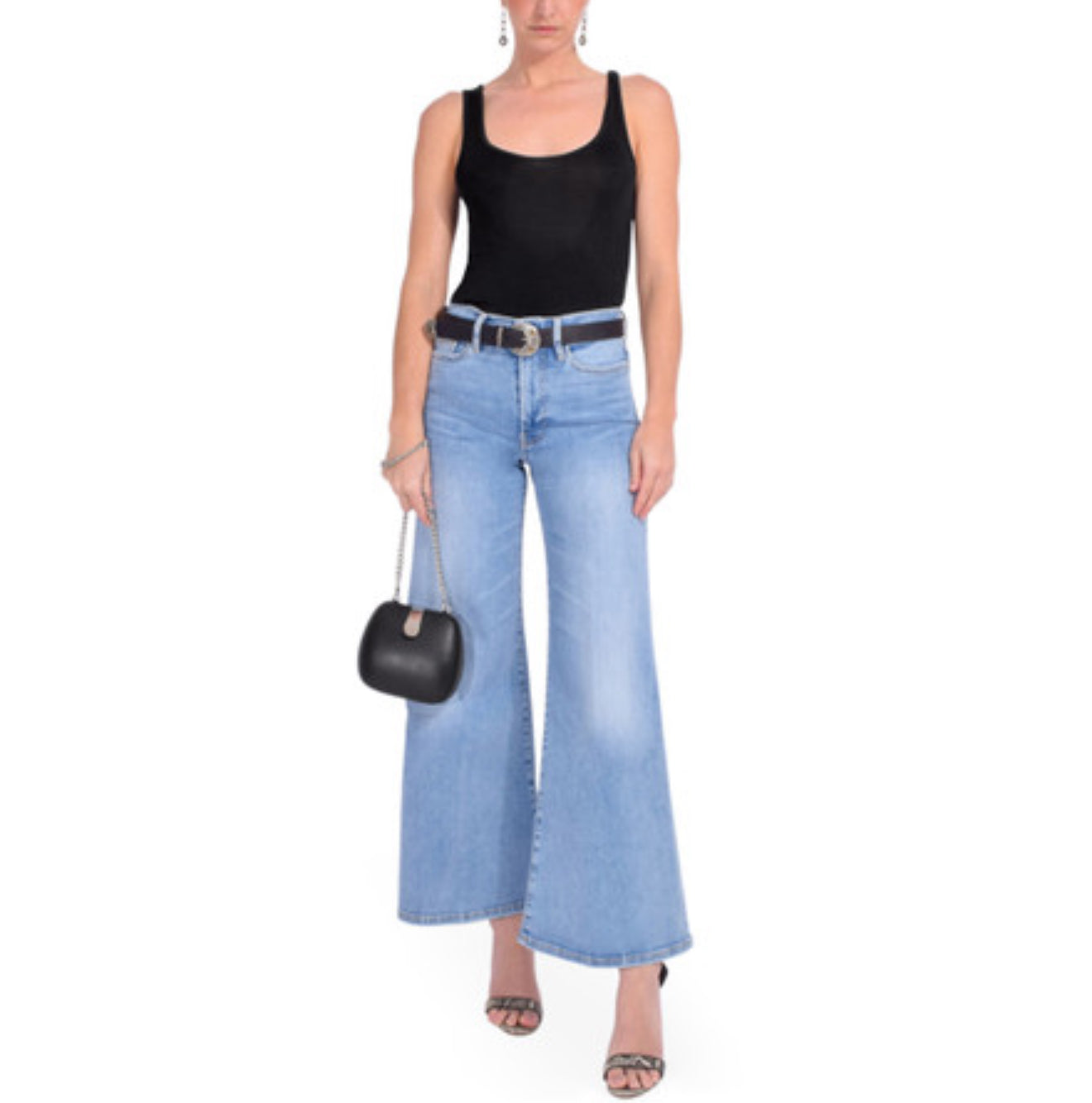 Frame Le Palazzo Crop Jeans - Colorado