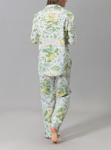 Matouk Luca Pajama Set - Pomegranate Citrus