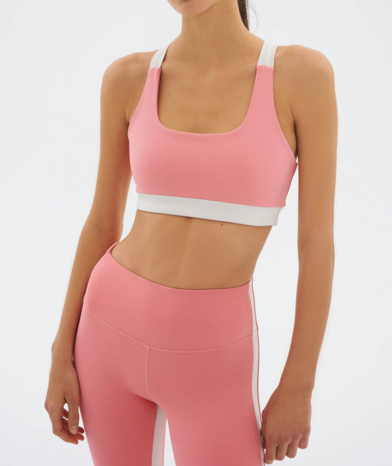 Splits59 Billie Techflex Bra - Tuberose/Vintage White