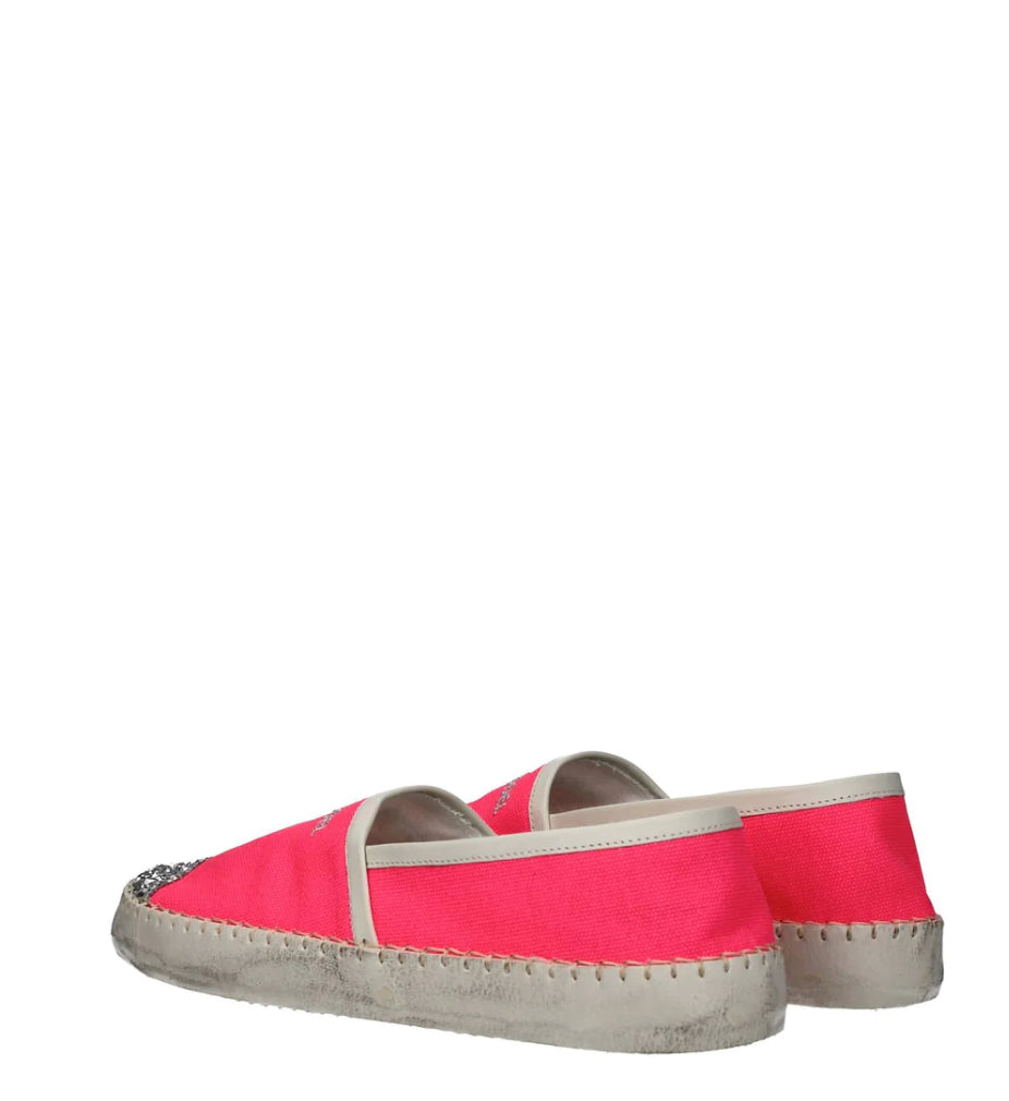 Philippe Model Marseille Glitter-Toecap Espadrilles - Pink