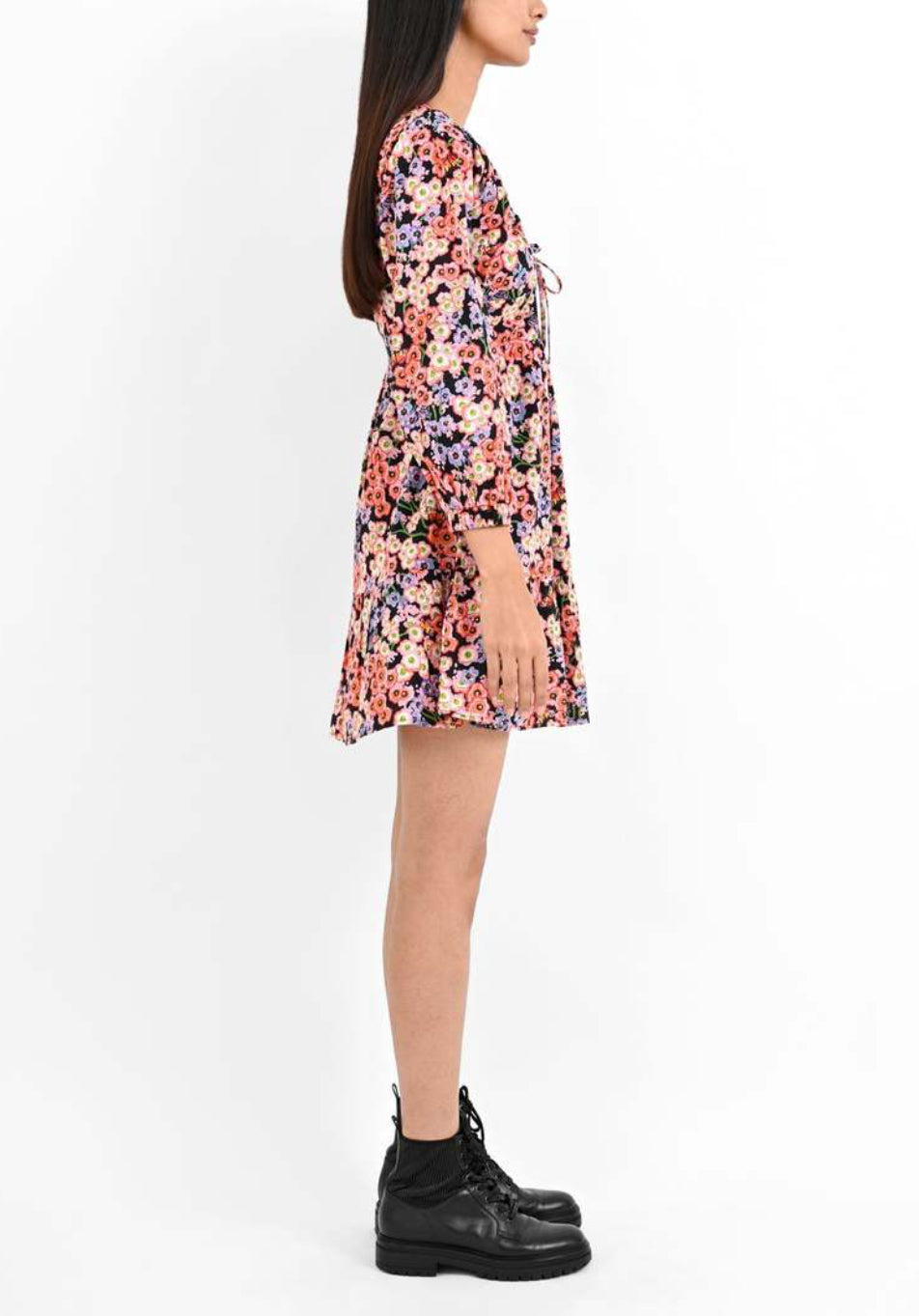 Banjanan Macaw Dress - Monarch Black