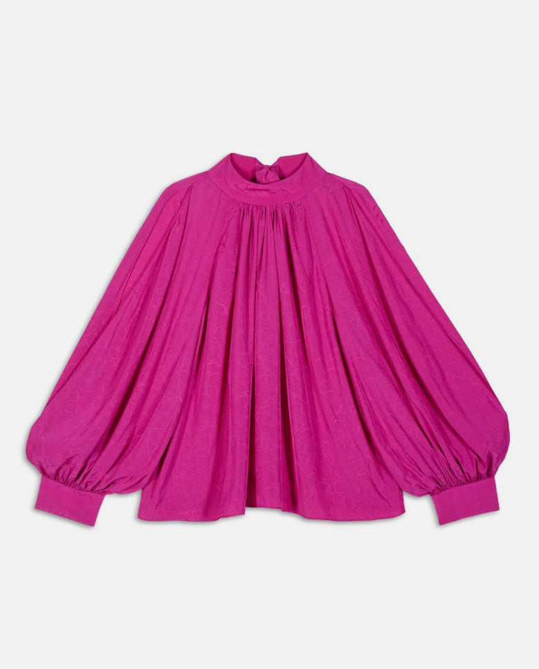 ba&sh Stefy Flowing Blouse - Fuschia