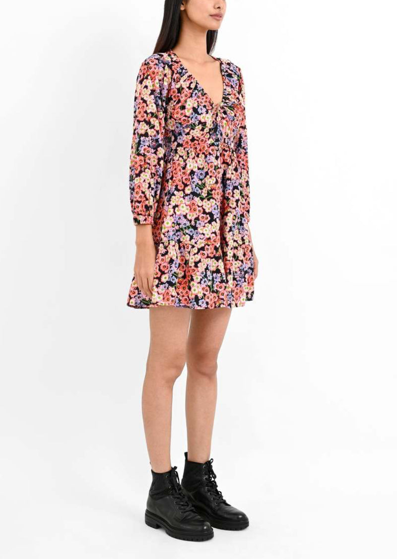 Banjanan Macaw Dress - Monarch Black