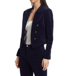L’Agence Wayne Velvet Blazer - Navy
