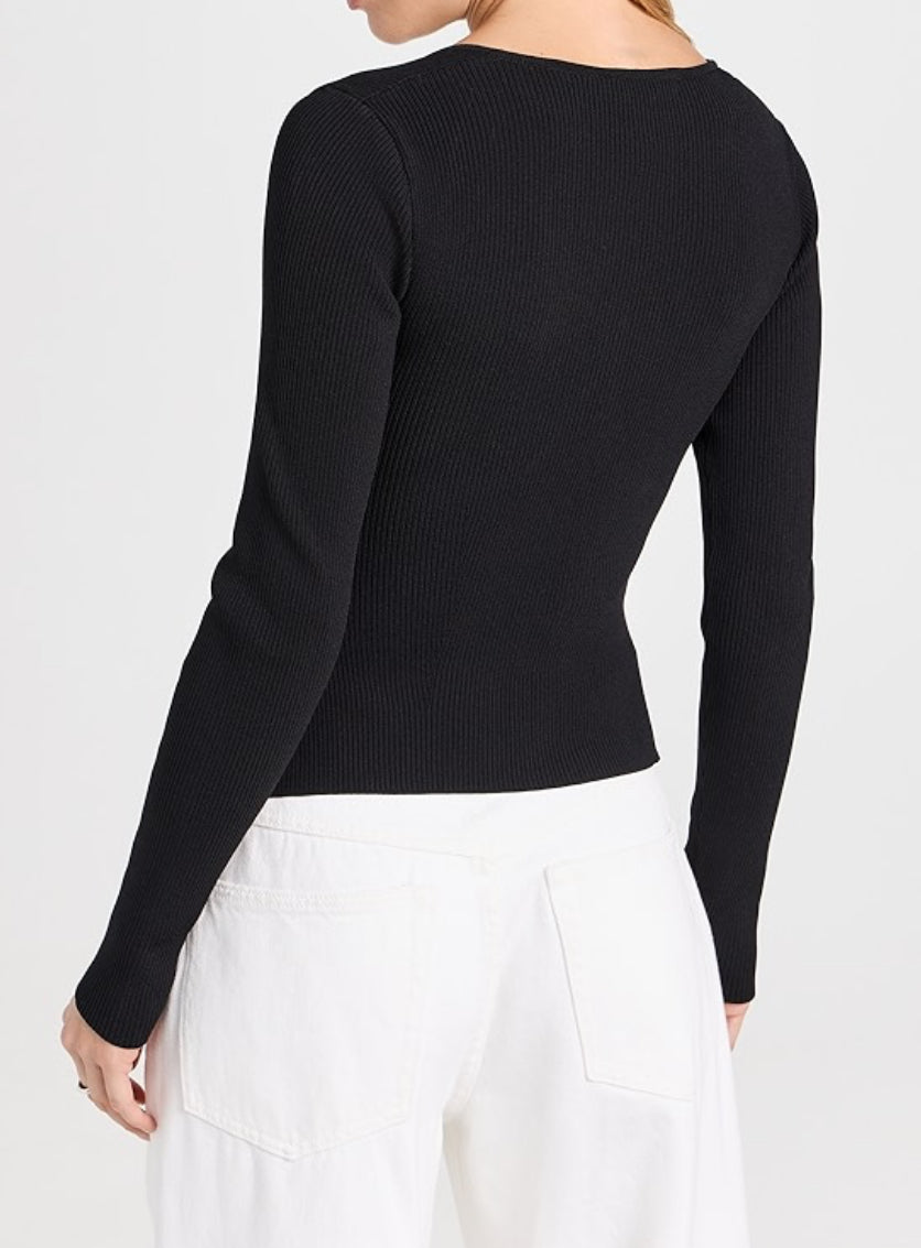 STAUD Silhouette Top - Black