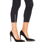 L’Agence Emmanuelle Mid Rise Zip Skinny - Midnight