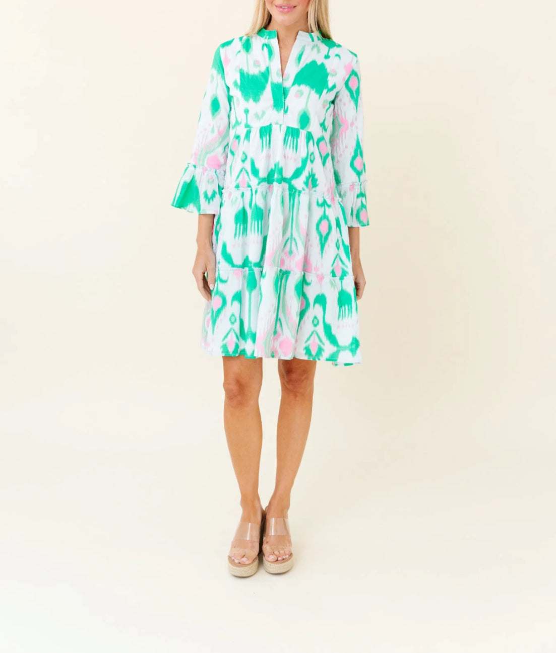 Sheridan French Caty Dress - Worth Avenue Ikat