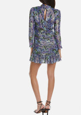 Saylor Ramonie Floral Mini Dress - Midnight