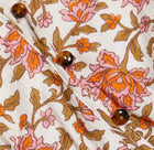 Veronica Beard Lexington Belted Floral Dress - Off White Multi