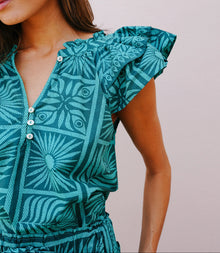 Omika Wilora Blouse - Tashi Palm