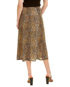 Ragdoll LA Button Through Skirt - Leopard Print