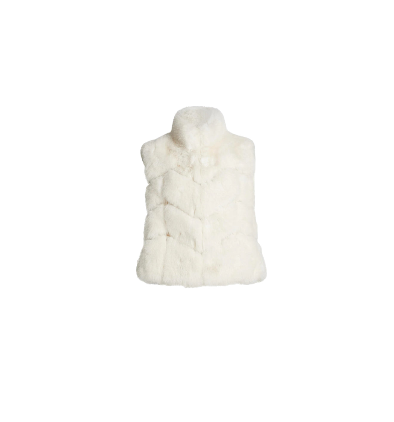 Generation Love Rosario Faux Fur Vest - White