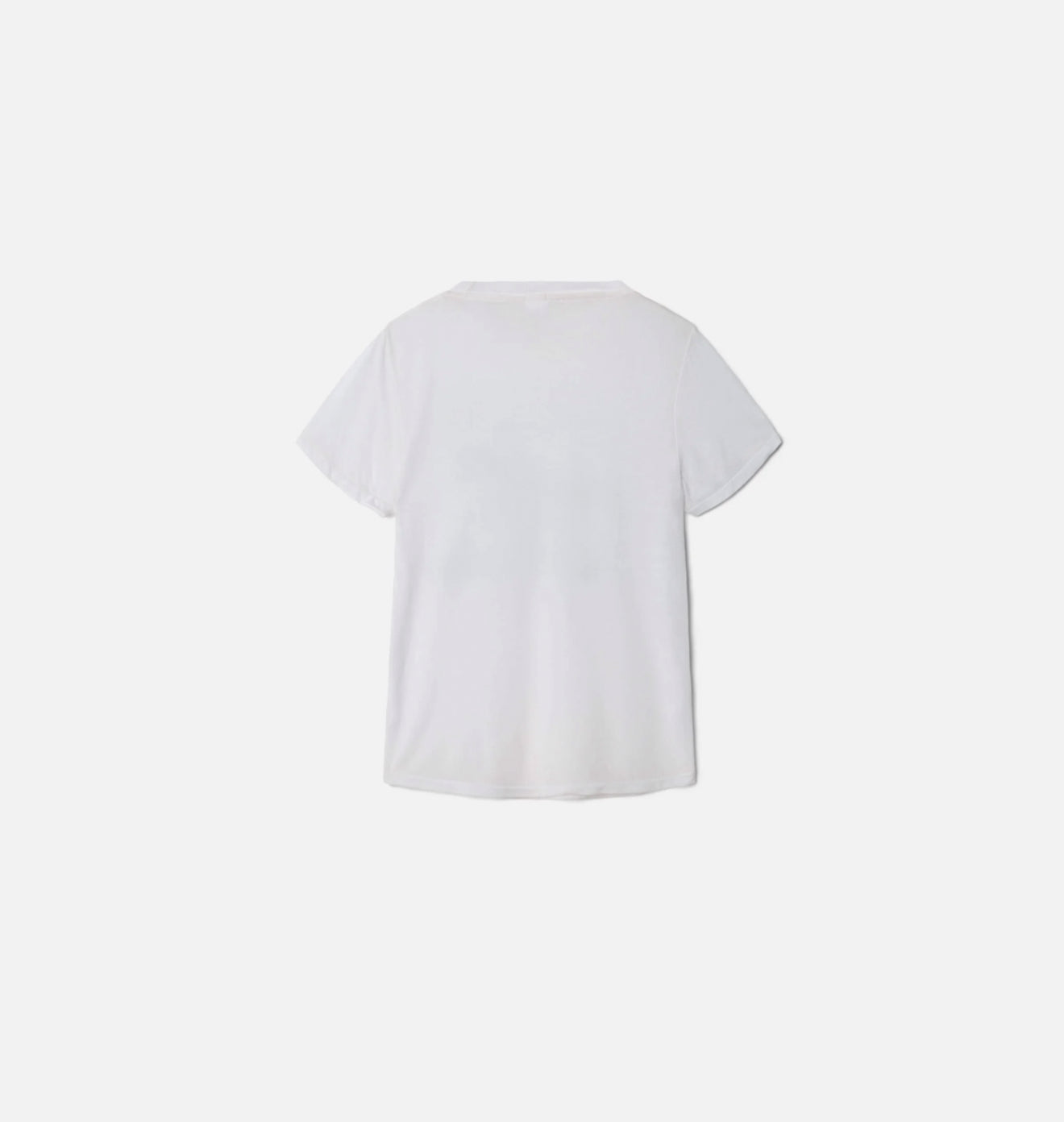Re/Done Classic Burnout "Cowgirl" Tee - Optic White