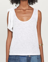Goldie LeWinter Bow Top - White