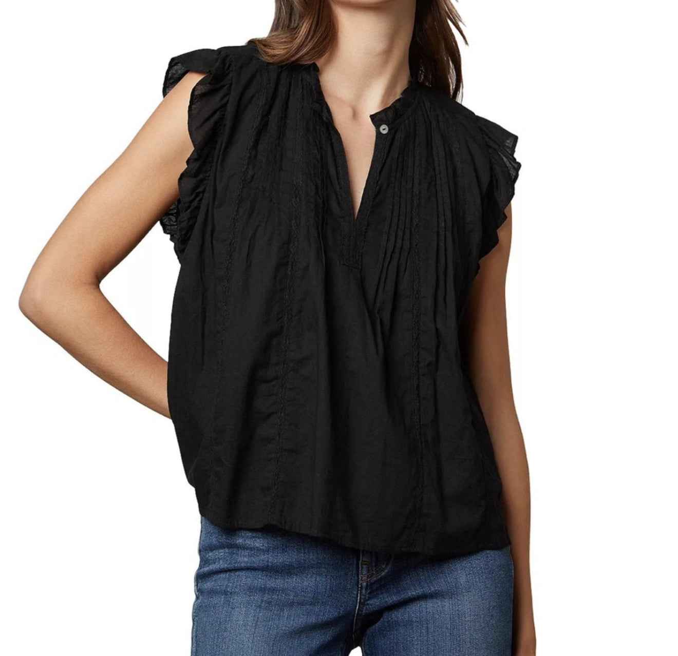 Velvet by Graham & Spencer Liana Top - Black