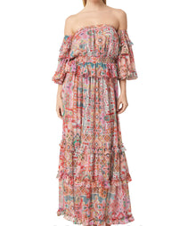 MISA Los Angeles Malaparta Dress - Palazzo Tile