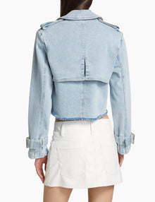 Generation Love Camila Denim Trench - Blue