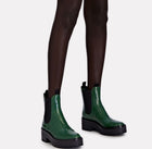 Loeffler Randall Reggie Chelsea Boot - Bottle Green