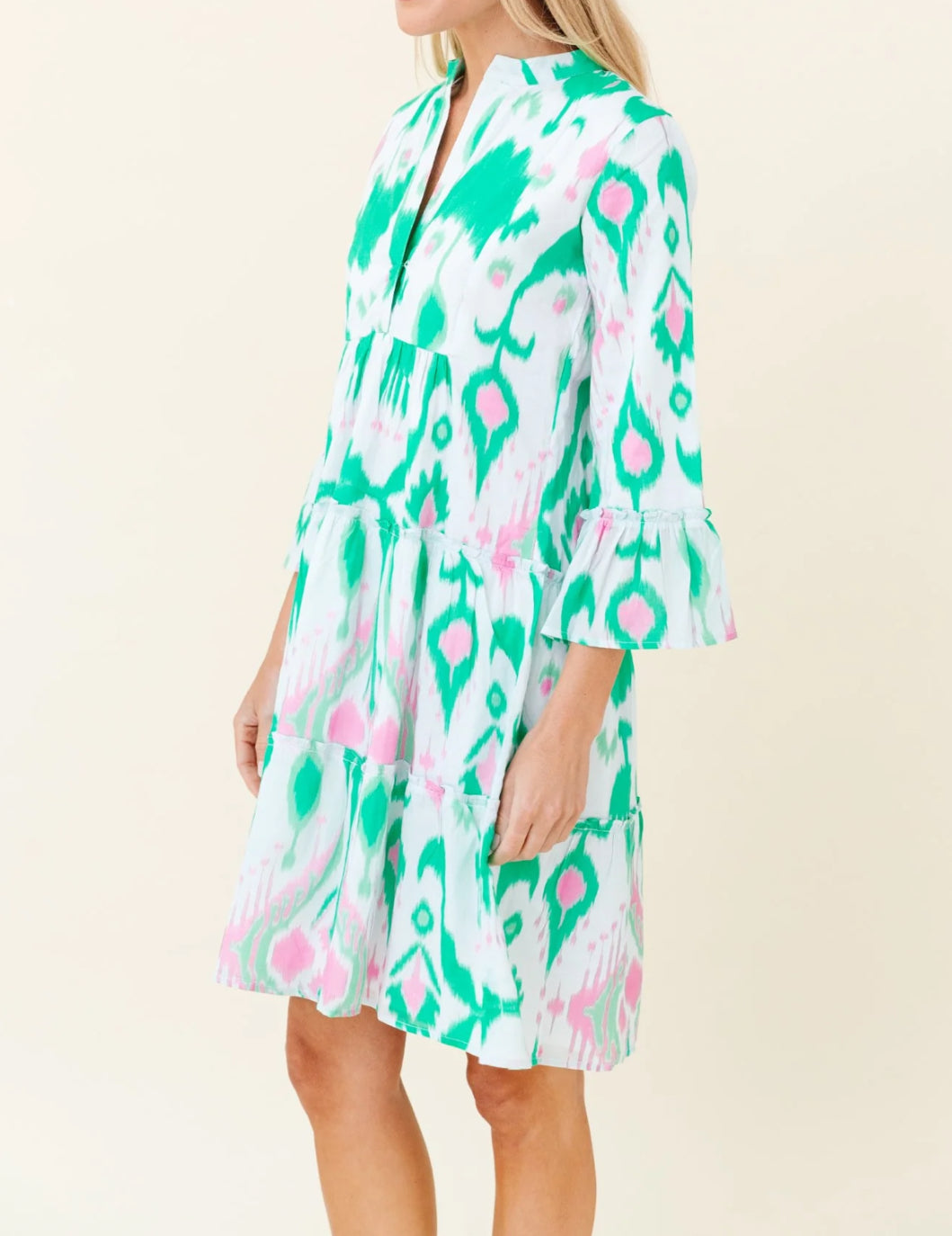 Sheridan French Caty Dress - Worth Avenue Ikat