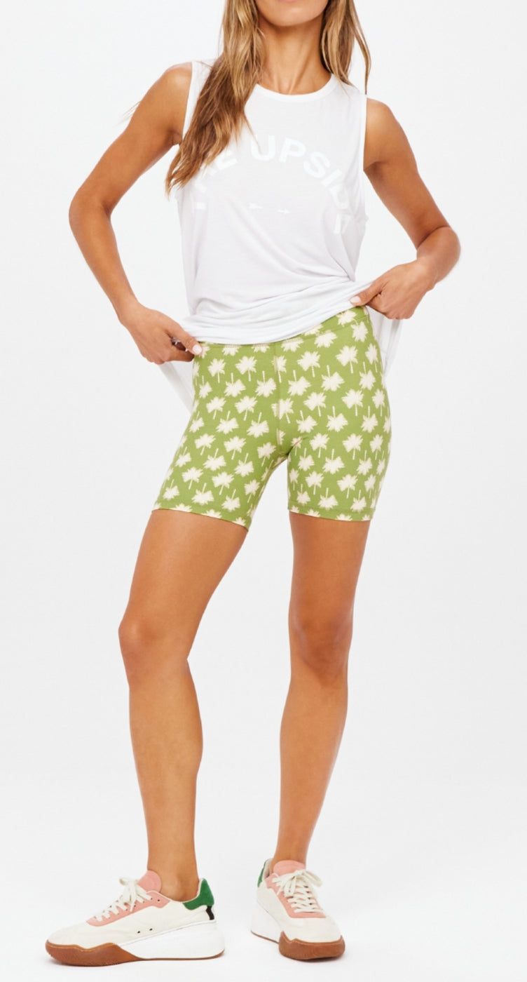 The Upside Lou Lou Spin Short - Kiwi Palm