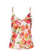 MISA Rena Top -  Palmarei Blooms Satin