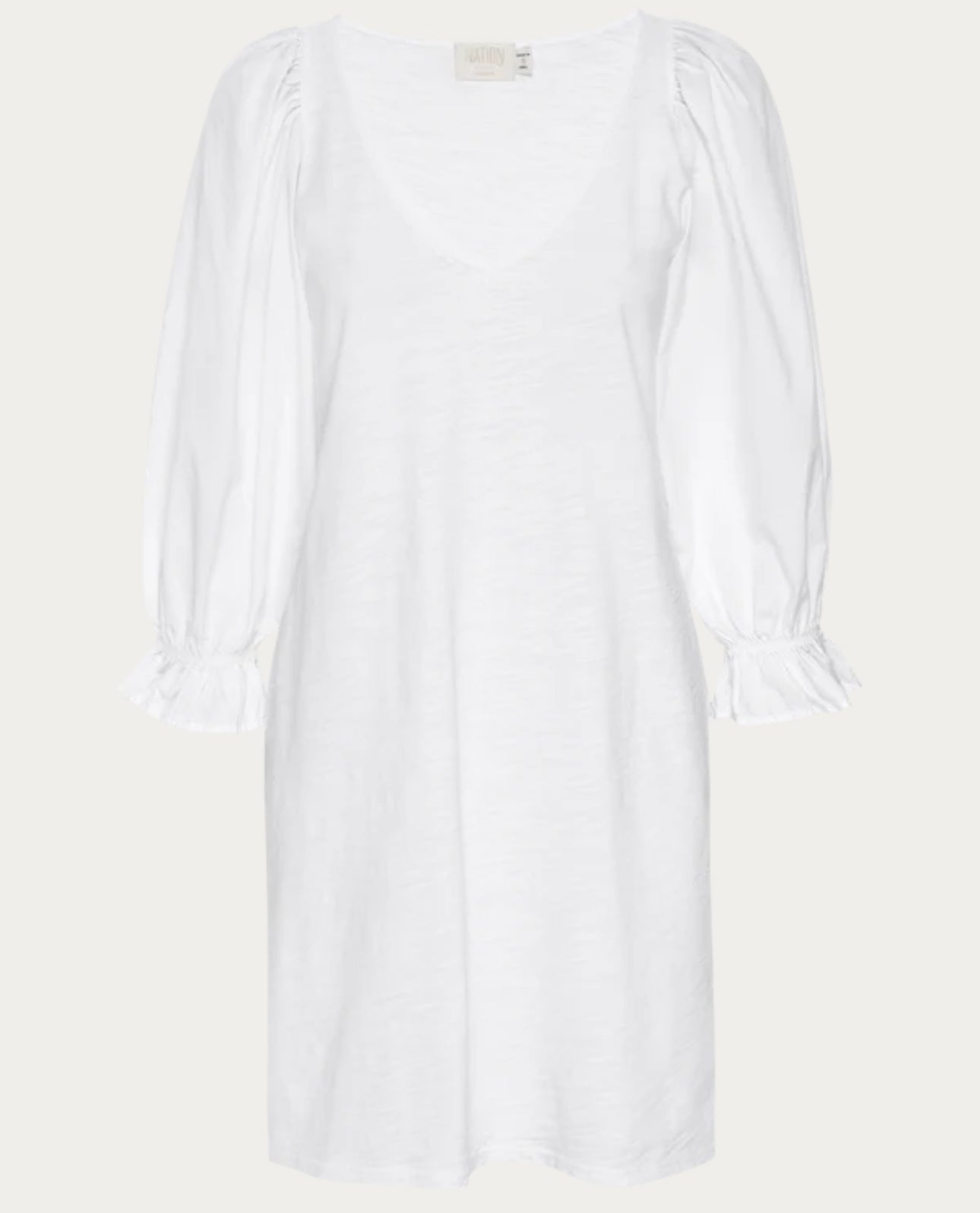 Nation Ltd Oralia Dress - Optic White