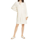 Vince Utility Silk Shirt Dress - Fennel