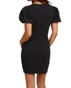 Nation Ltd Sydney Gathered Mini Dress - Black