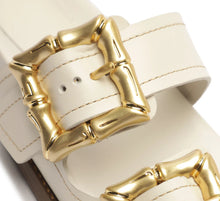 Schutz Enola Sporty Leather Sandal - Pearl