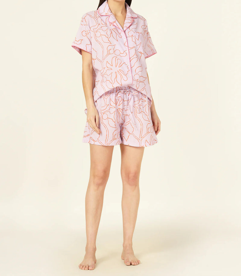 Omika PJ Short Set - Uma Foxglove