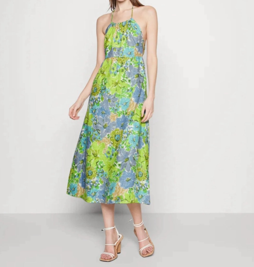 Faithfull the Brand Del Mar Midi Dress - San Benedetto