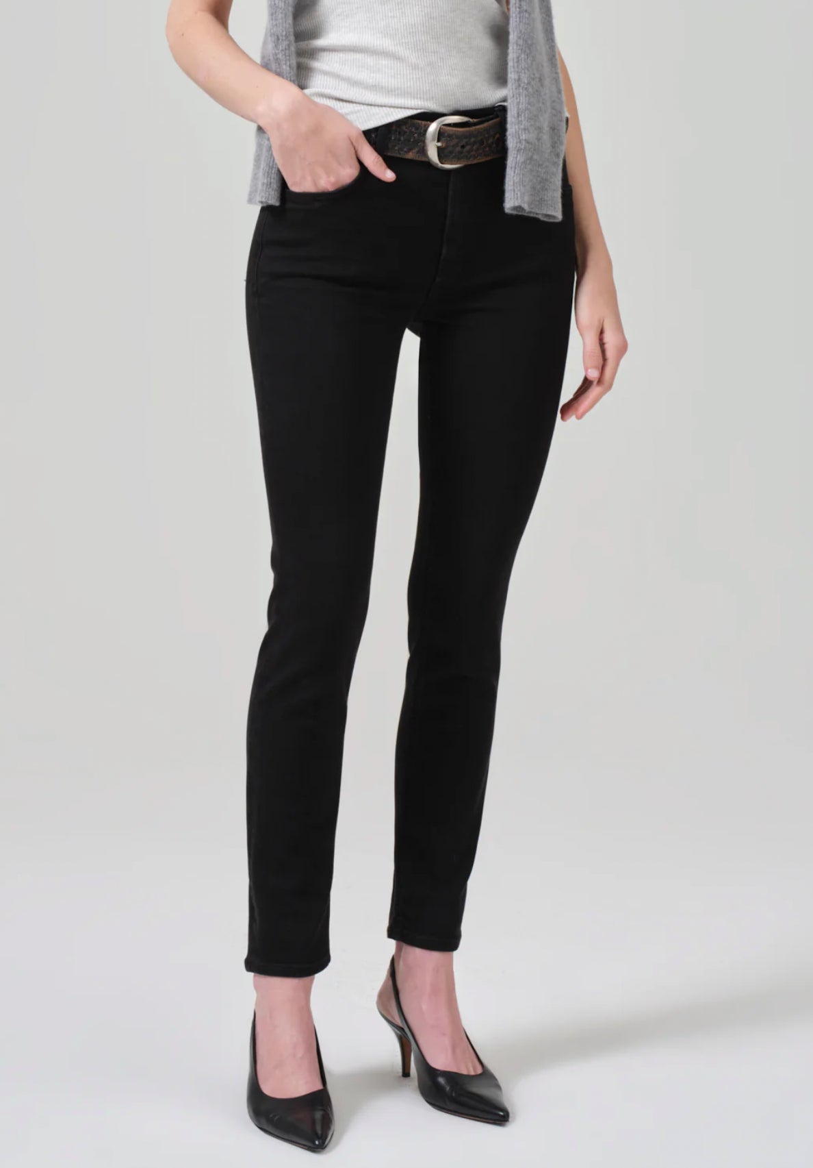 Citizens of Humanity Sloane Skinny - Plush Black