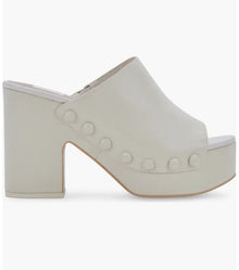 Dolce Vita Emol Platform Sandals - Ivory Leather