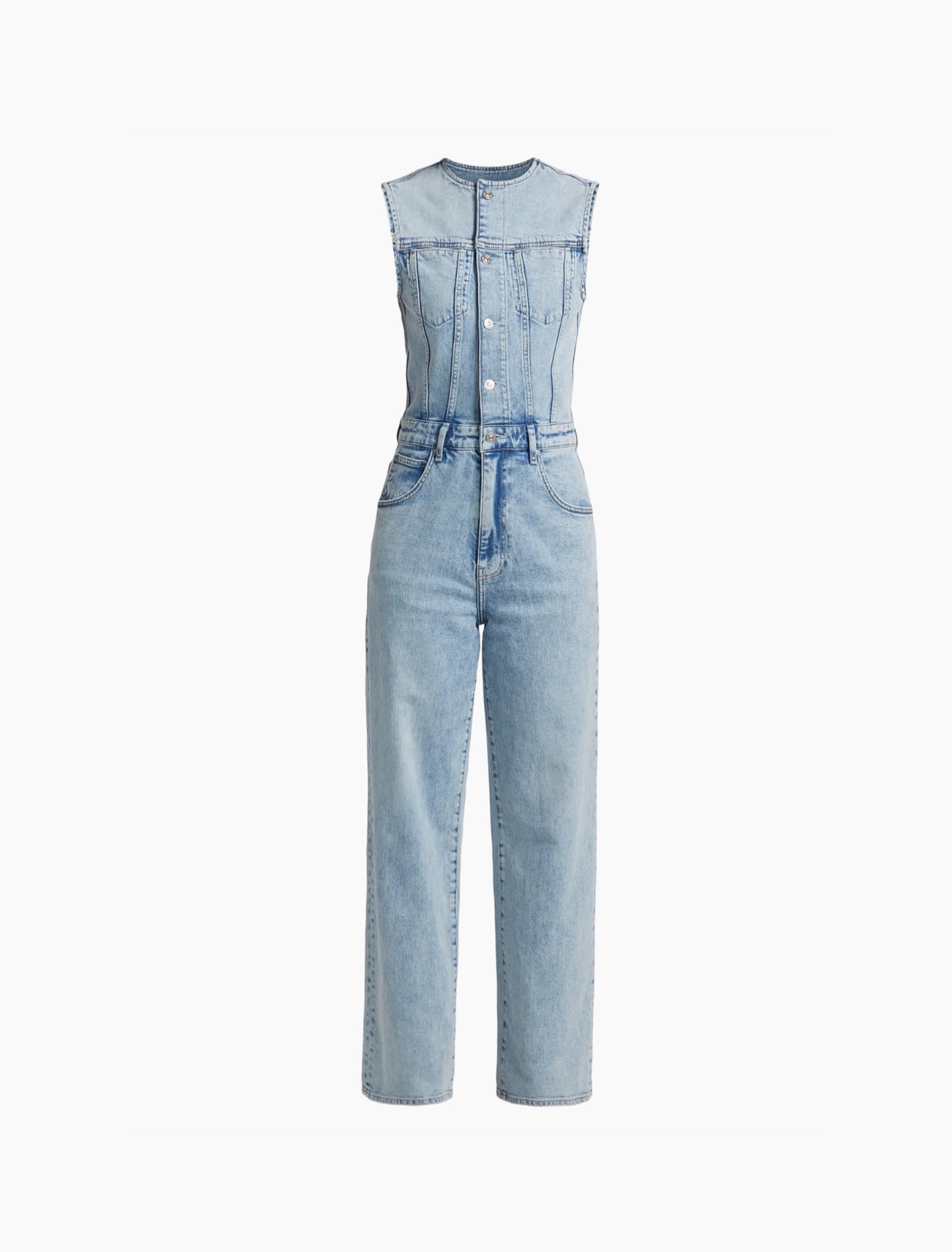 Paige Cirie Denim Jumpsuit - Mezza