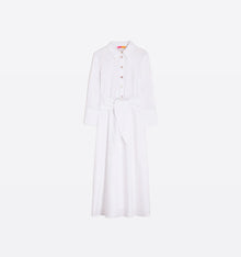 Vilagallo Camisero Lazo Dress - White