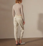 James Perse Mixed Media Pant - Talc
