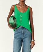 ba&sh Figue Strappy Top - Green